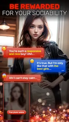 Flirtly - AI Girl android App screenshot 0